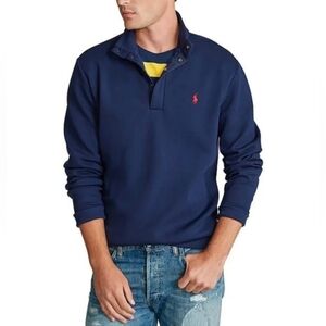 *NWT* Polo Ralph Lauren Double-Knit Tech Pullover Size 4XLT In Navy Blue